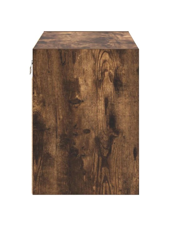 Garážová nástěnná skříňka smoked oak engineered wood