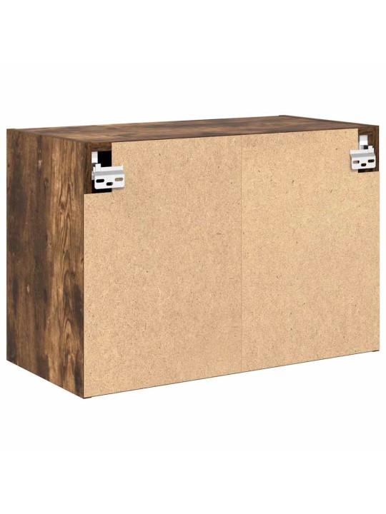 Garážová nástěnná skříňka smoked oak engineered wood