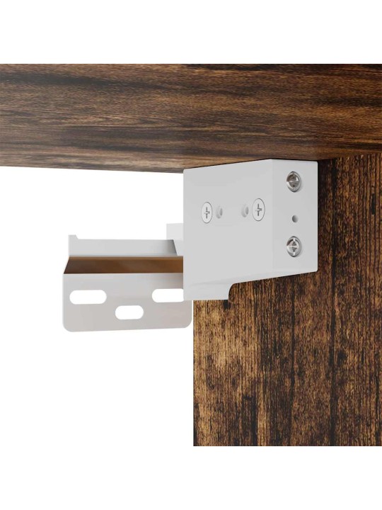 Garážová nástěnná skříňka smoked oak engineered wood
