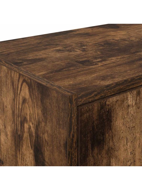 Garážová nástěnná skříňka smoked oak engineered wood