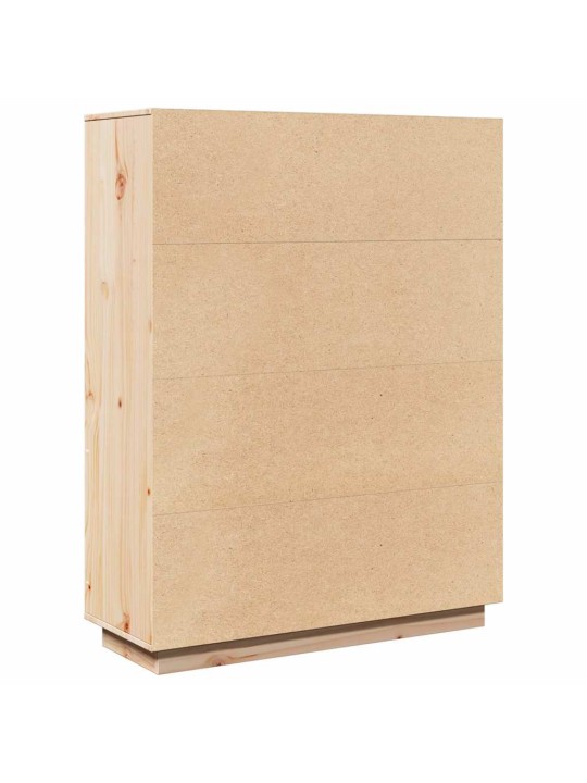 Skříň highboard 89x34x116,5 cm masivní borové dřevo
