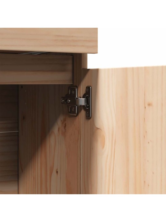 Skříň highboard 89x34x116,5 cm masivní borové dřevo