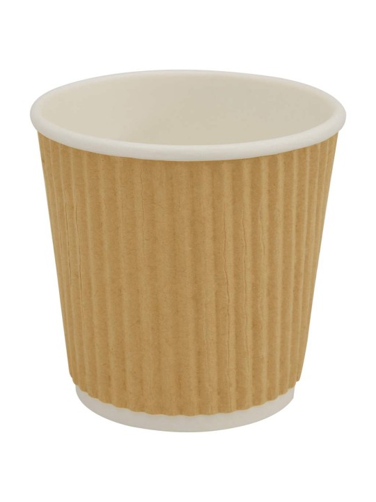 Papírové kelímky na kávu s víčky 1000 pcs 4oz 100ml