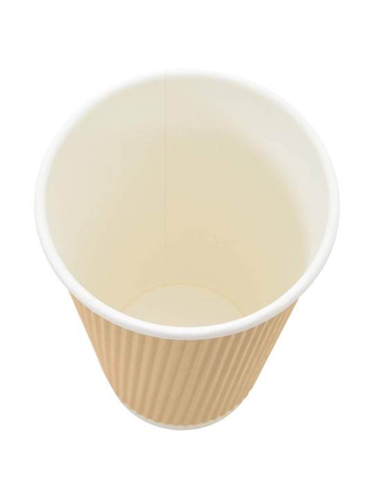 Papírové kelímky na kávu s víčky 1000 pcs 16oz 400ml
