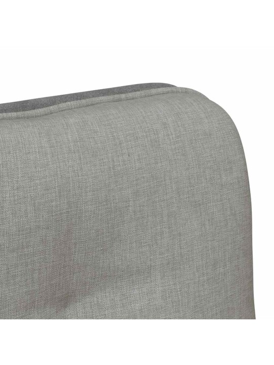 Otočná kancelářská židle světle šedá textil