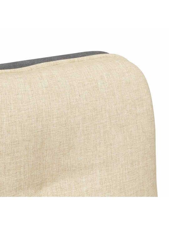Otočná kancelářská židle krémová textil