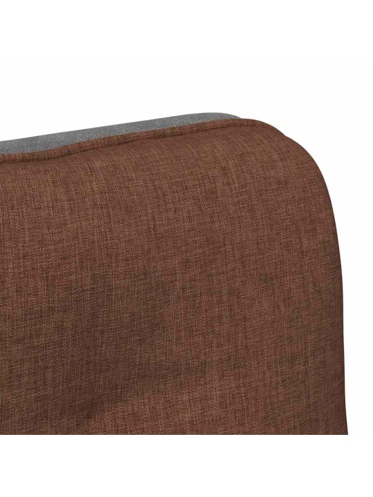 Otočná kancelářská židle hnědá textil