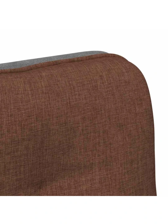 Otočná kancelářská židle hnědá textil