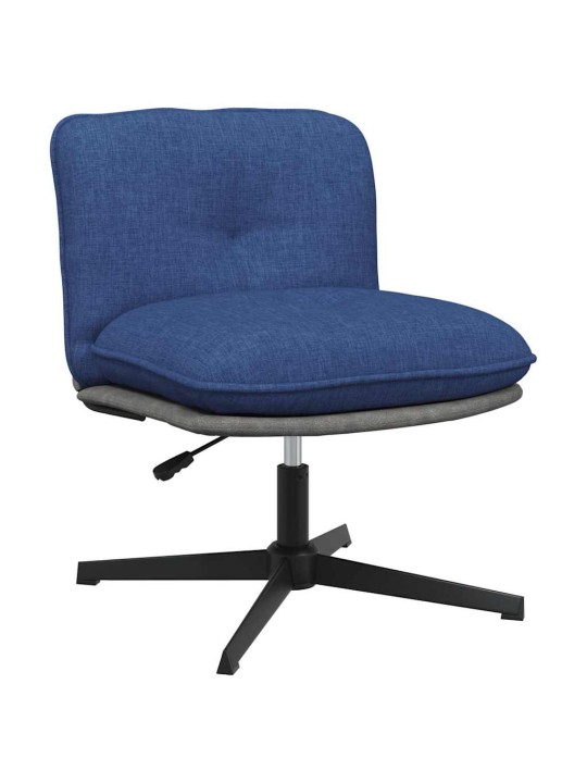 Otočná kancelářská židle modrá textil