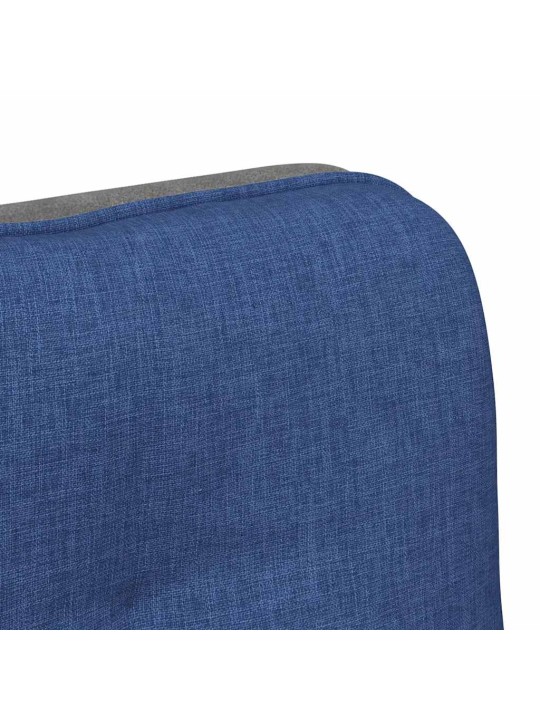 Otočná kancelářská židle modrá textil