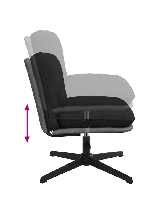 Otočná kancelářská židle černá textil