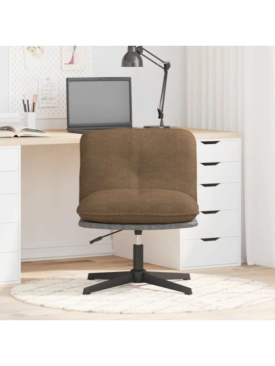 Otočná kancelářská židle taupe textil