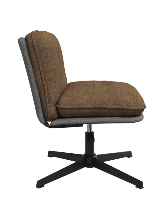 Otočná kancelářská židle taupe textil