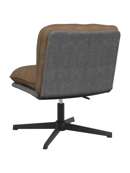 Otočná kancelářská židle taupe textil
