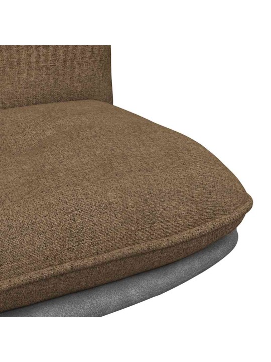 Otočná kancelářská židle taupe textil