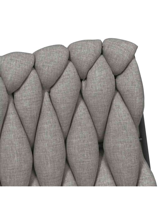 Otočná kancelářská židle světle šedá textil