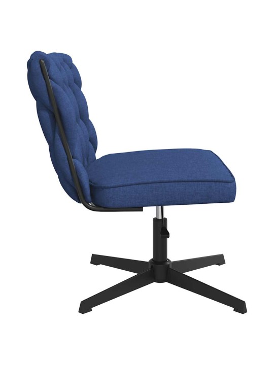 Otočná kancelářská židle modrá textil