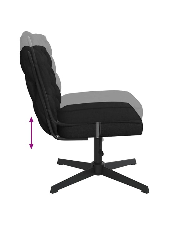 Otočná kancelářská židle černá textil