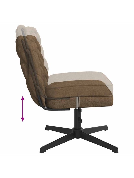 Otočná kancelářská židle taupe textil