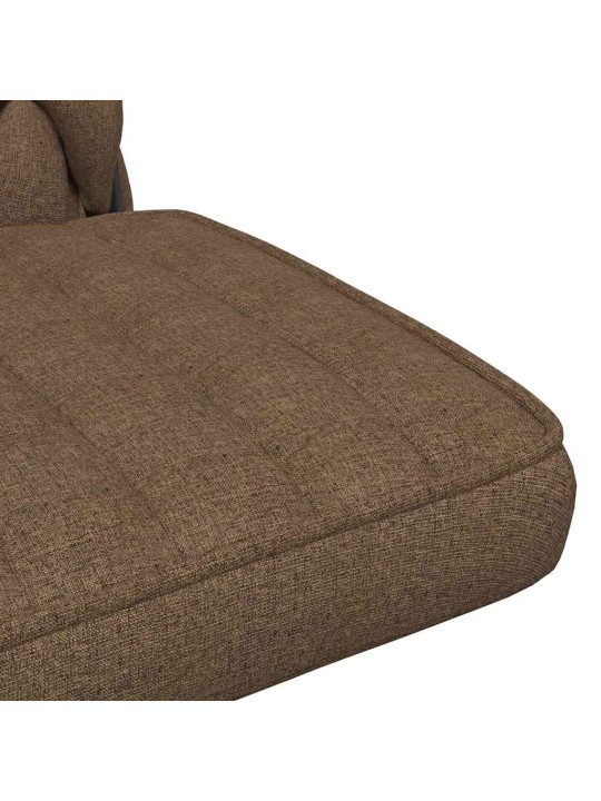 Otočná kancelářská židle taupe textil