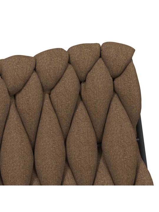 Otočná kancelářská židle taupe textil