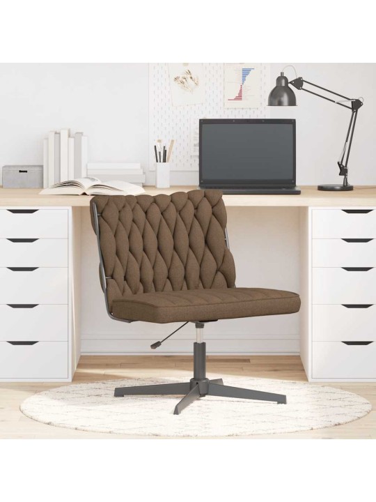 Otočná kancelářská židle taupe textil
