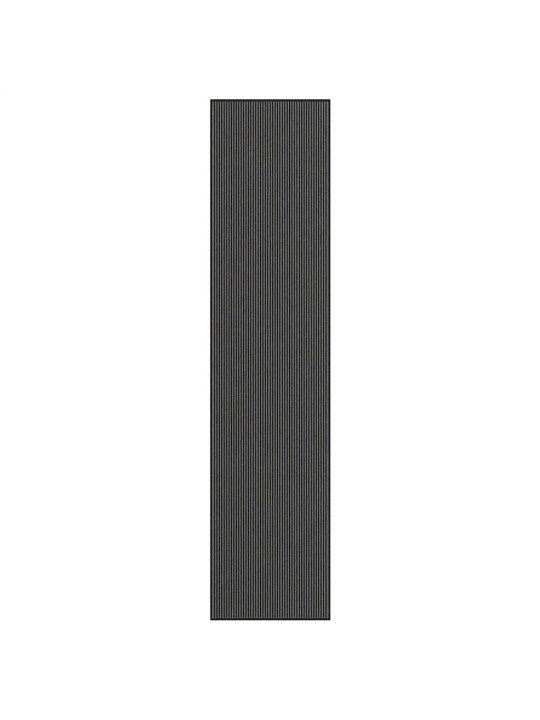 Vidaxl rohožka stripe černá a šedá 115x500 cm