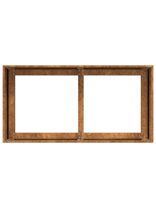 Truhlík rezavá 80x40x40 cm povětrnostně odolná ocel