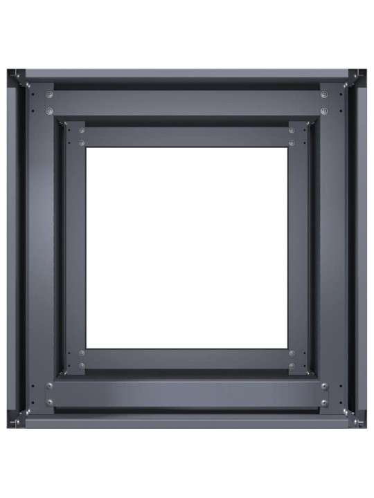 Truhlík antracitový 40x40x80 cm ocel válcovaná za studena