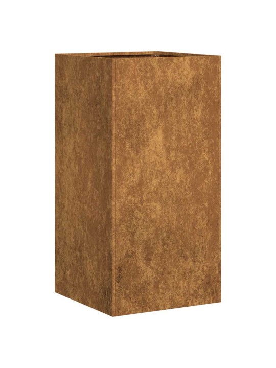 Truhlík rusty 40x40x80 cm zvětralá ocel