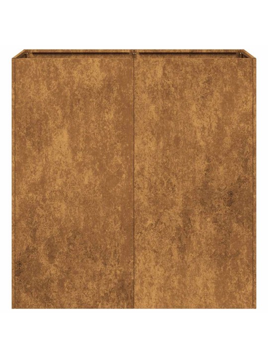 Truhlík rusty 80x40x80 cm zvětralá ocel