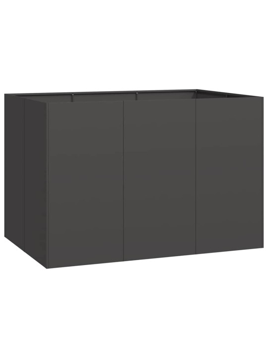 Truhlík černý 120x80x80 cm ocel