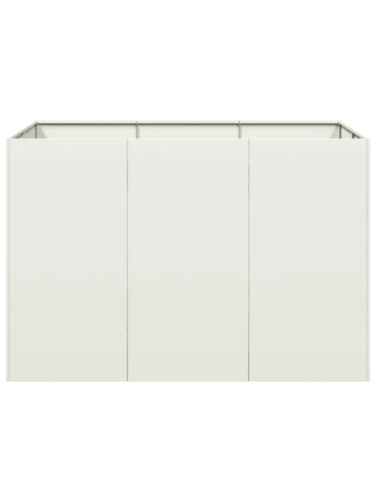 Truhlík bílý 120x80x80 cm ocel