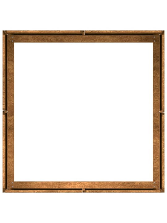 Truhlík rezavá 80x80x30 cm povětrnostně odolná ocel