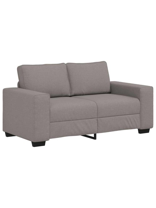 3dílná sedací souprava s poduškami taupe textil