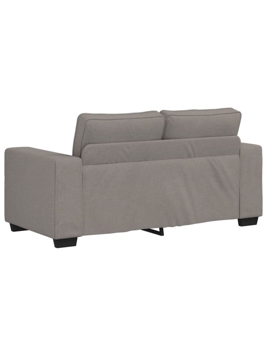 3dílná sedací souprava s poduškami taupe textil