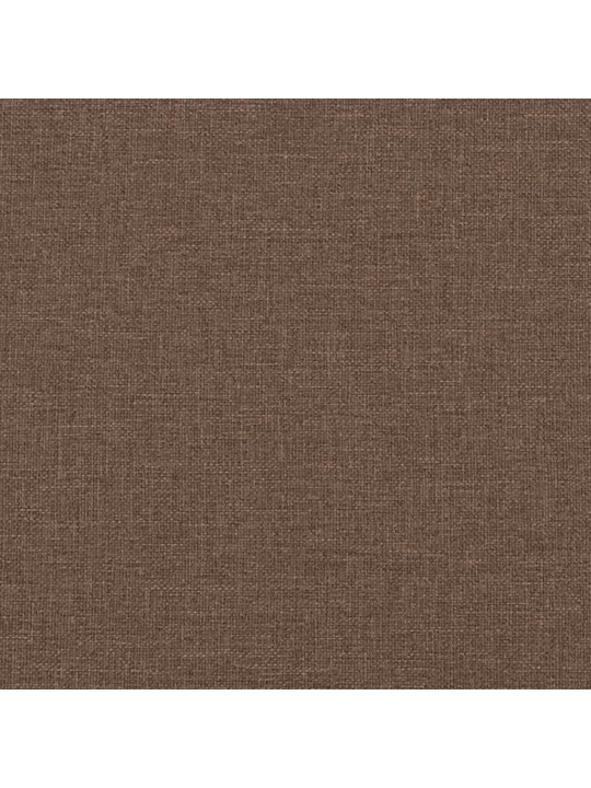 2dílná sedací souprava s poduškami hnědá textil
