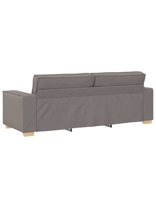 2dílná sedací souprava s poduškami taupe textil