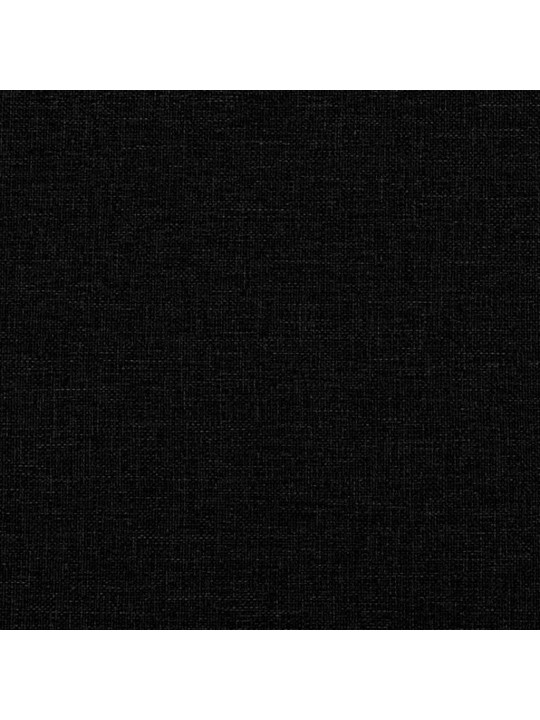 2dílná sedací souprava s poduškami černá textil