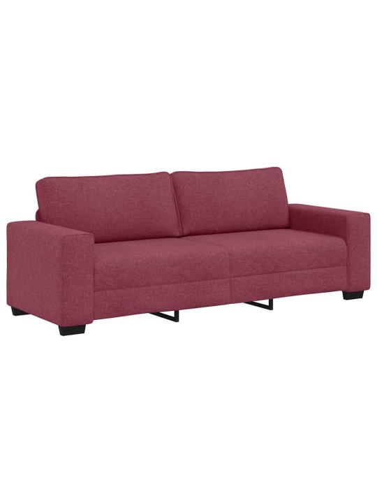 2dílná sedací souprava s poduškami vínová textil
