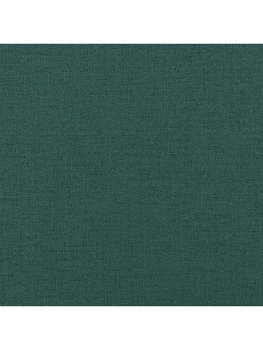 2dílná sedací souprava s poduškami tmavě zelená textil