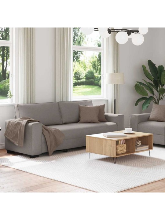 2dílná sedací souprava s poduškami taupe textil
