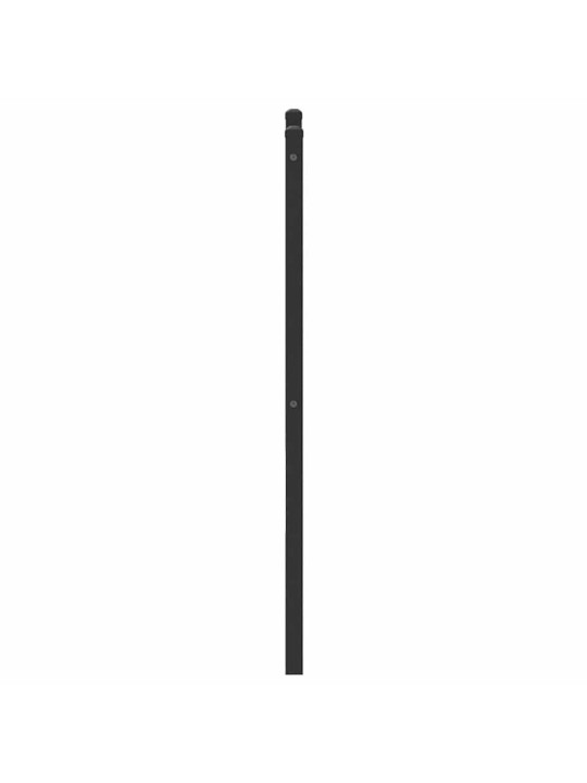 Čelo postele kouřový dub 75 cm kompozitní dřevo a ocel