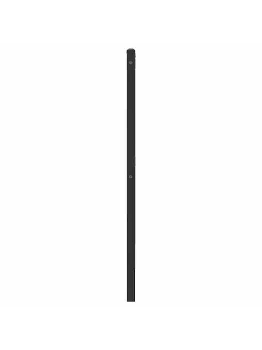 Čelo postele sonoma dub 200 cm dřevěné a ocelové konstrukce