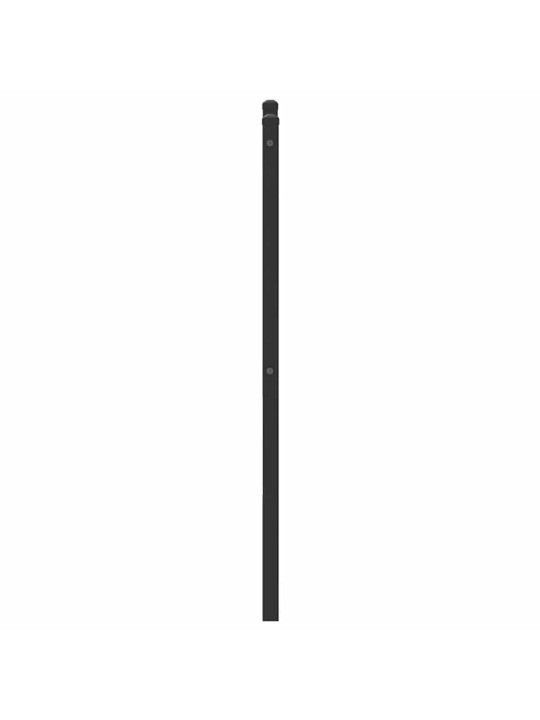Čelo postele hnědý dub 80 cm kompozitní dřevo a ocel