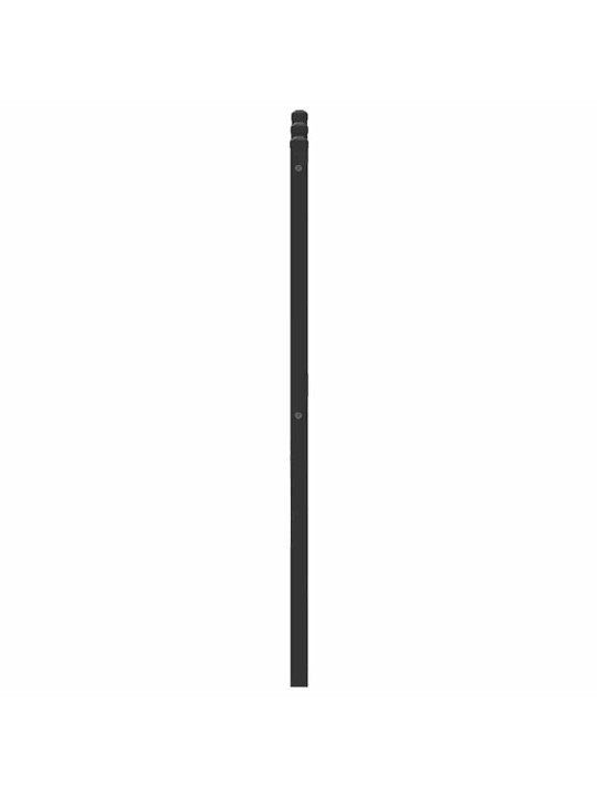Čelo postele hnědý dub 150 cm kompozitní dřevo a ocel
