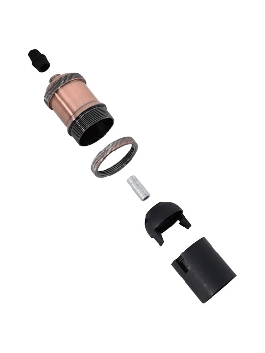 Svítidla 2 ks červený bronz e27