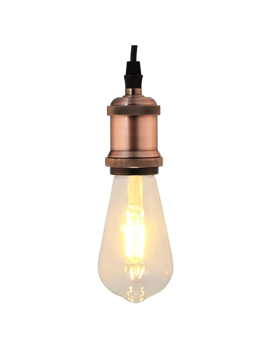 Svítidla 2 ks červený bronz e27
