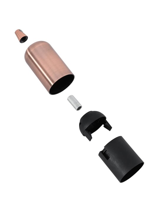 Svítidla 2 ks červený bronz e27
