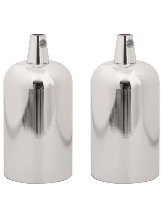 Svítidla 2 ks satin nickel e27